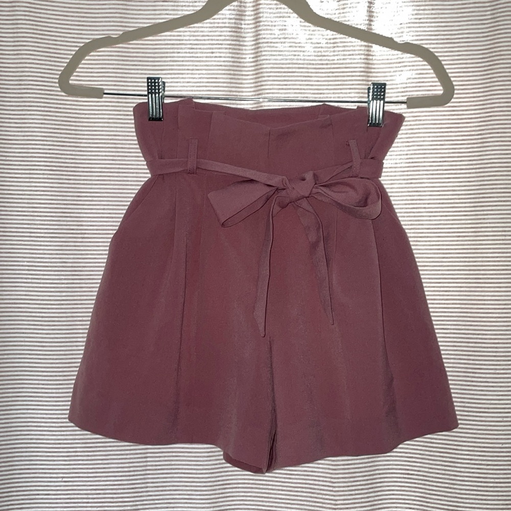 🎉 3 items for $20! Miss Selfridge Pink Paper Bag Shorts